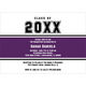 Purple Band Class Of Graduation Invitations Image 4 of 5